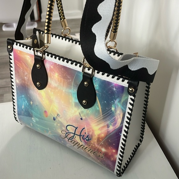 CHiP Bags modern Christian apparel horses colorful music celestial tote purse - Picture 7 of 17